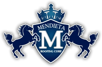 Mendieta Roofing Corp crest logo